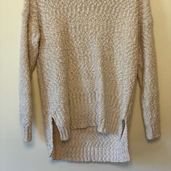 NWT Illa Illa M off-white long sleeve pullover sweater knit sheer lace cabincore - Picture 3 of 7